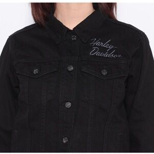 NWT Harley-Davidson Knucklehead Mic Drop Denim Jacket